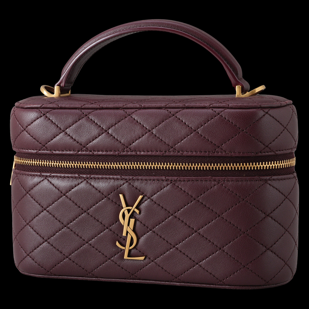 YVES SAINT LAURENT(USED)생로랑 766731 가비 베니티 탑핸들백